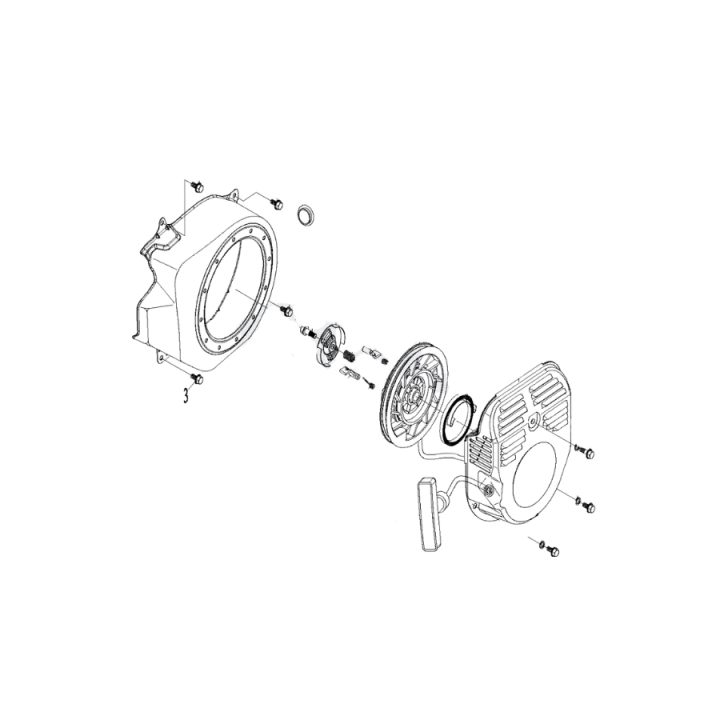 Starter Comp 5899124-01 in the group Spare Parts / Spare parts Övriga Reservdelar / Spare parts McCulloch Jordfräsar / Spare parts McCulloch MFT55 200R at GPLSHOP (5899124-01)