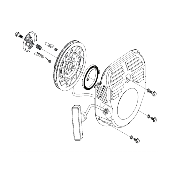 Launching Device 5899130-01 in the group Spare Parts / Spare parts Övriga Reservdelar / Spare parts McCulloch Jordfräsar / Spare parts McCulloch MFT55 200R at GPLSHOP (5899130-01)