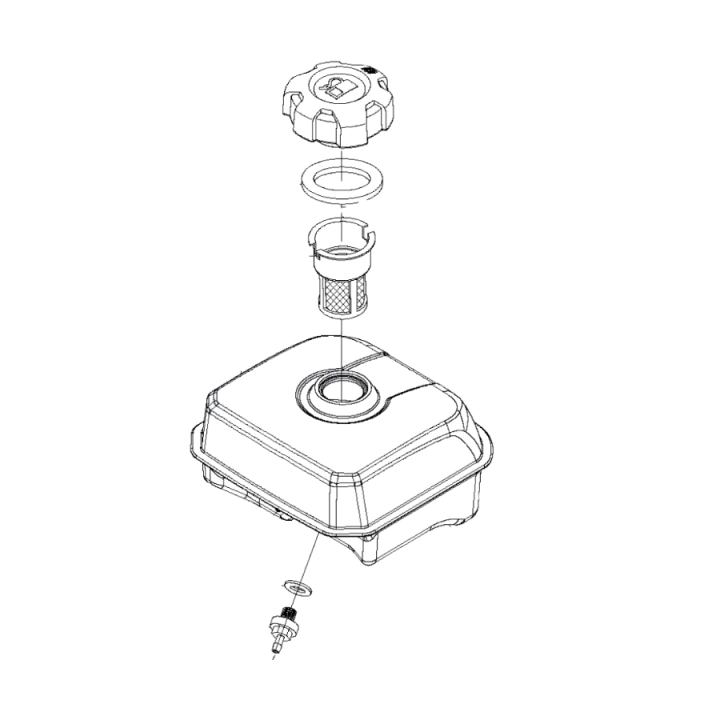 Petrol Tank Comp 5899312-01 in the group Spare Parts / Spare parts Övriga Reservdelar / Spare parts McCulloch Jordfräsar / Spare parts McCulloch MFT55 200R at GPLSHOP (5899312-01)