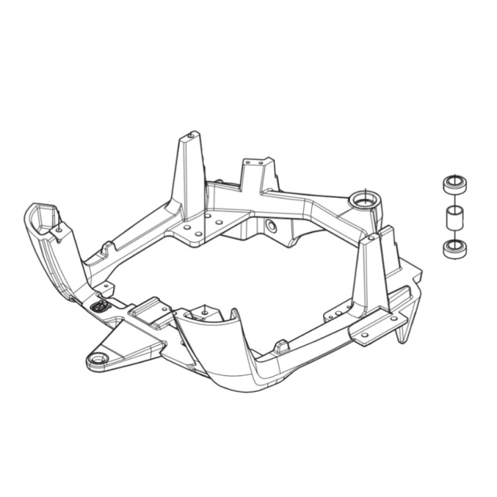 Assy Rear Chassis Grey in the group  at GPLSHOP (5902682-01)