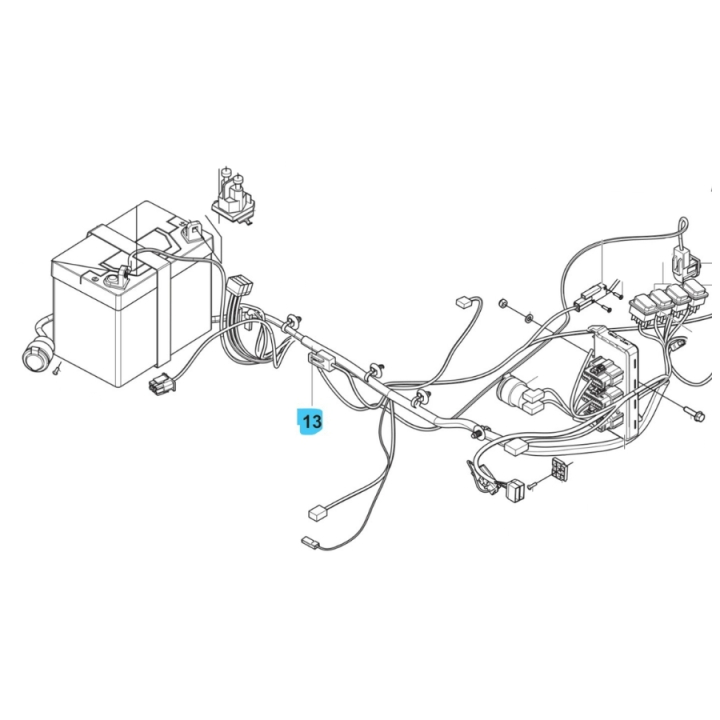 Wiring Assy Main in the group Spare Parts / Spare Parts Rider / Spare parts Husqvarna Rider 420 TSX AWD at GPLSHOP (5905463-01)