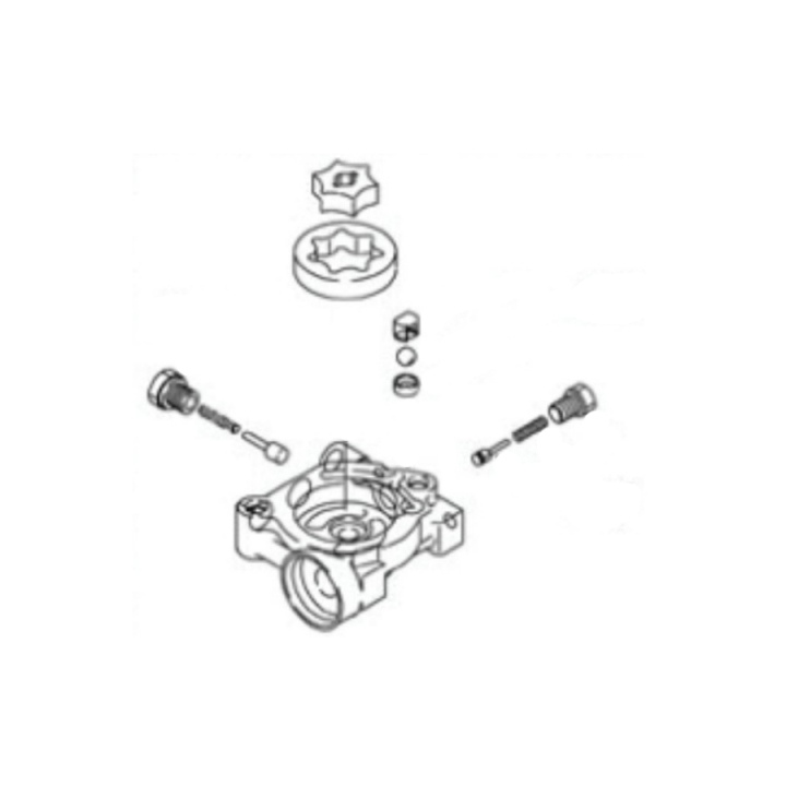 Pump house, Set in the group Spare Parts / Spare Parts Rider / Spare parts Husqvarna Rider 420 TSX AWD at GPLSHOP (5906216-01)