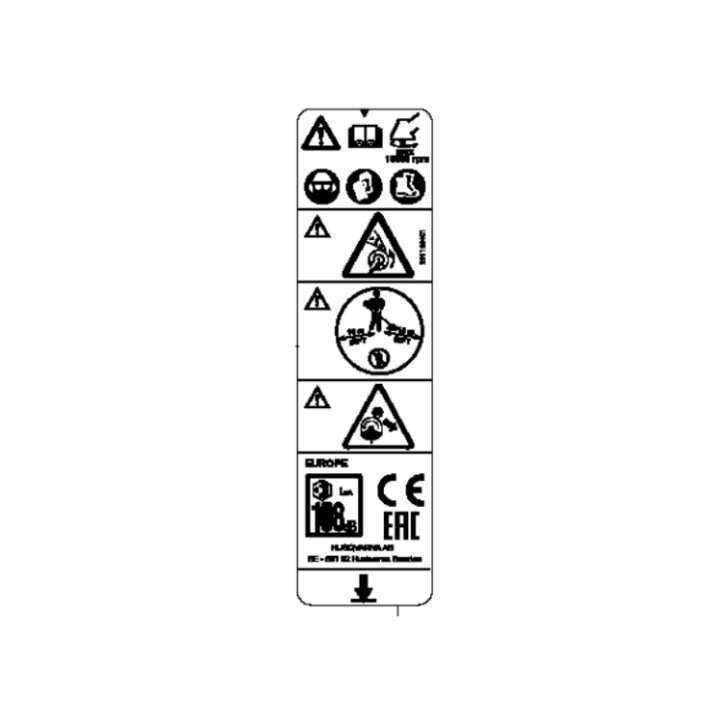 Warning Decal Ce 5911984-01 in the group  at GPLSHOP (5911984-01)