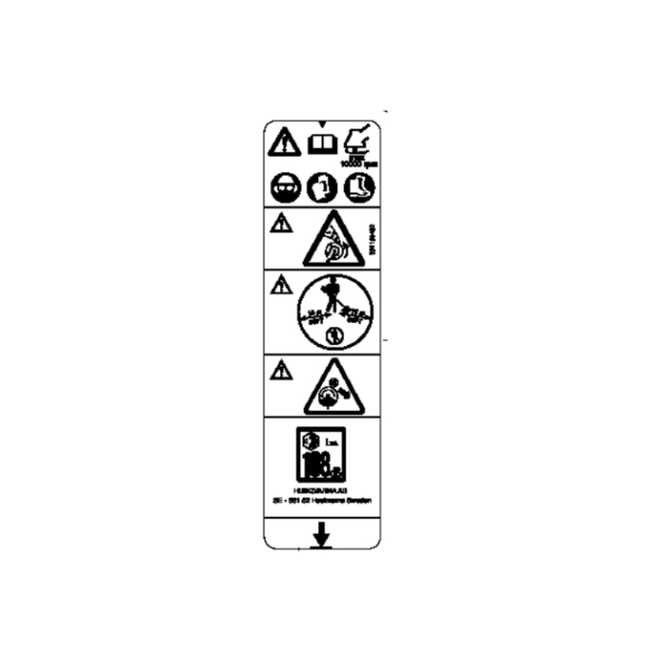 Warning Decal Without Ce 5911984-02 in the group  at GPLSHOP (5911984-02)