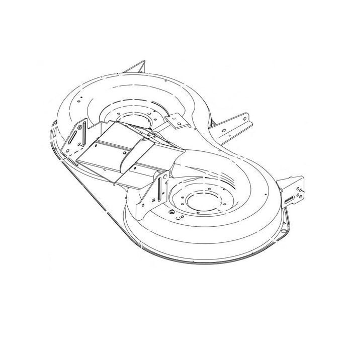 Service Kit Deck Shell in the group Spare Parts / Spare Parts Garden Tractors / Spare parts Husqvarna TC 238 at GPLSHOP (5929700-01)