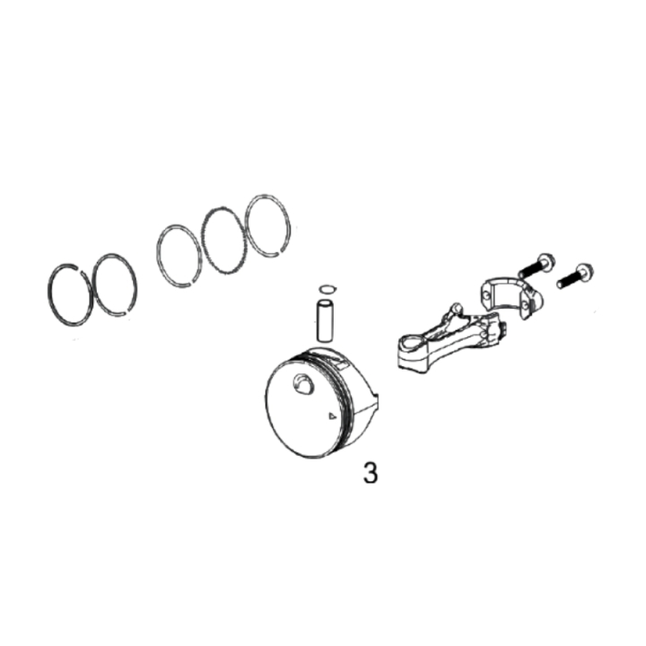 Piston Assy Rvm120 Piston And 5930561-01 in the group  at GPLSHOP (5930561-01)