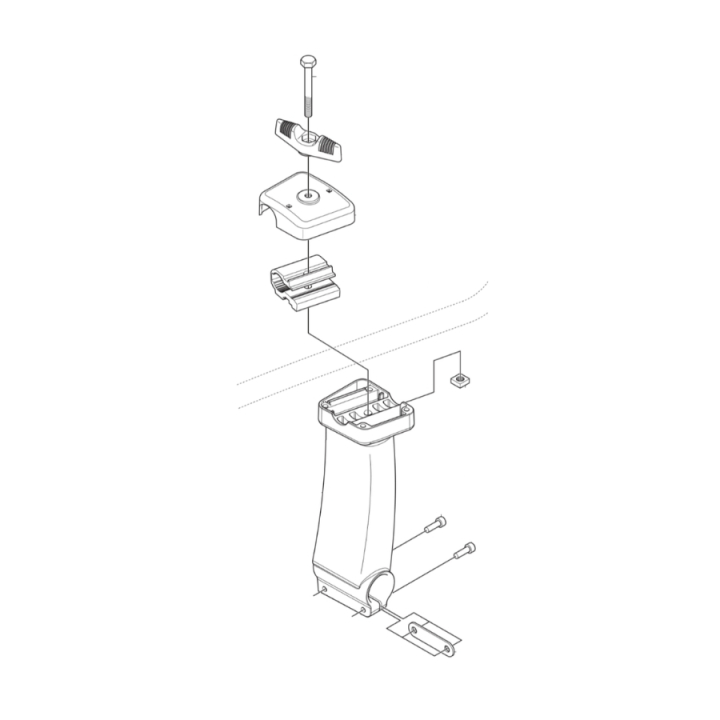 Bracket kit in the group Spare Parts / Spare parts Brushcutters / ➤500 Series / Spare parts Husqvarna 541RST at GPLSHOP (5933048-03)