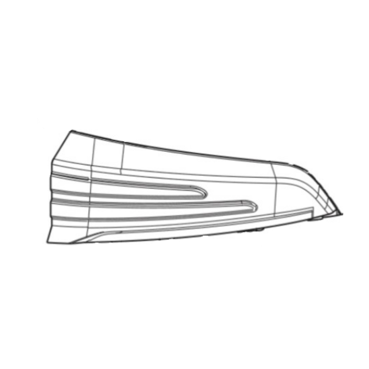 Engine Hood Right Cover in the group Spare Parts / Spare Parts Rider / Spare parts Husqvarna Rider 420 TSX AWD at GPLSHOP (5933477-01)