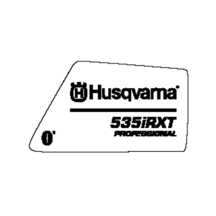 Decal Product in the group Spare Parts / Spare parts Brushcutters / Spare parts Husqvarna 535iRXT at GPLSHOP (5933498-01)