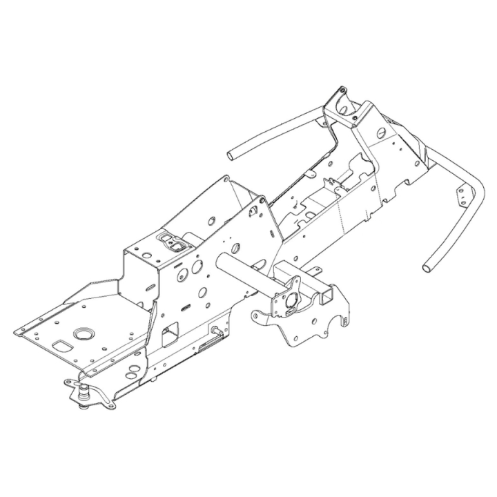Chassis Awd Grey in the group Spare Parts / Spare Parts Rider / Spare parts Husqvarna Rider 316TX AWD at GPLSHOP (5947007-02)