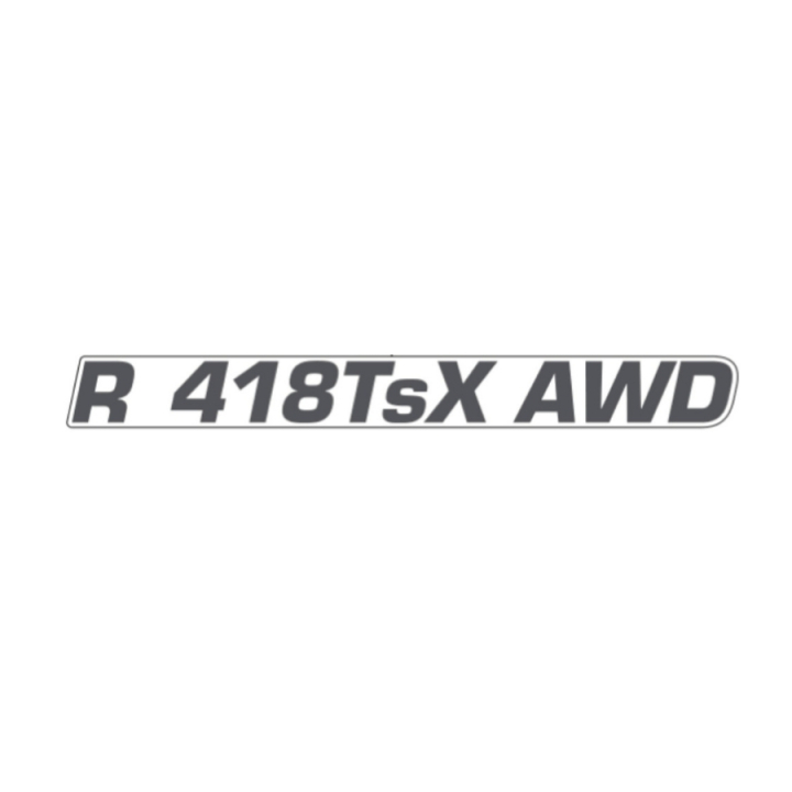 Decal Engine Hood R 418Tsx Awd 5949895-03 in the group Spare Parts / Spare Parts Rider / Spare parts Husqvarna Rider 418 TSX AWD at GPLSHOP (5949895-03)