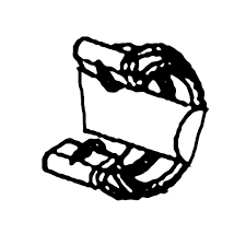 Clip Convoluted Tube, 1/4 Blac in the group  at GPLSHOP (5952717-01)