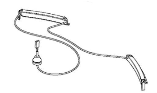 Orange LED wiring harness for Automower 520 EPOS, 550 EPOS in the group Spare Parts Robotic Lawn Mower at GPLSHOP (5953122-02)