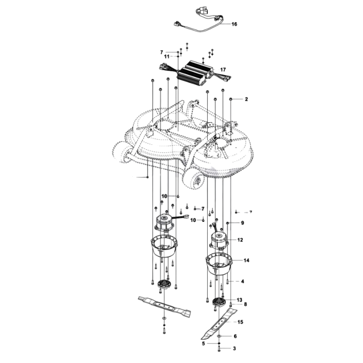 Cutting Deck System Complete in the group  at GPLSHOP (5959316-01)