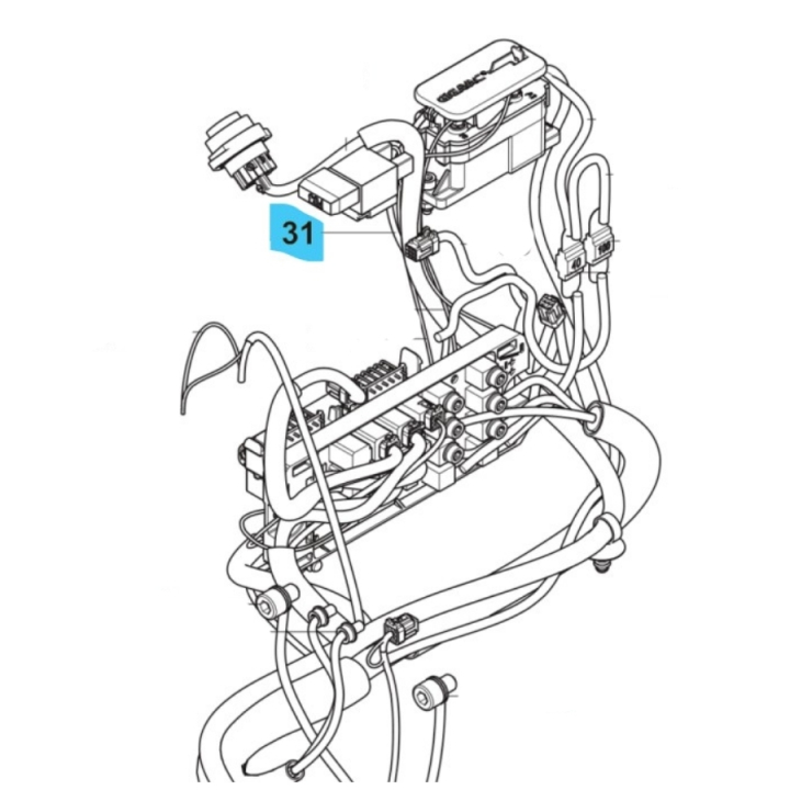 Wiring Assy Power Supply W122 in the group at GPLSHOP (5960280-03)