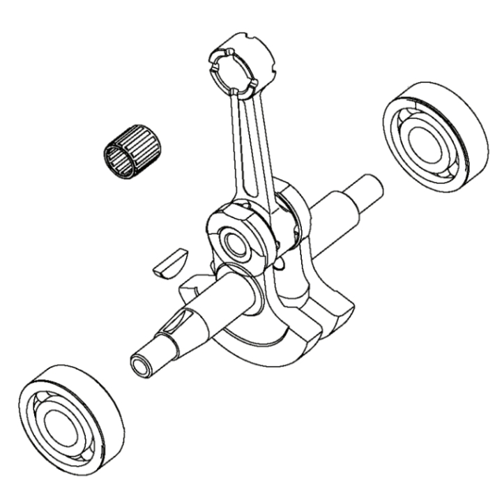 Crankshaft Set 5961976-01 in the group  at GPLSHOP (5961976-01)