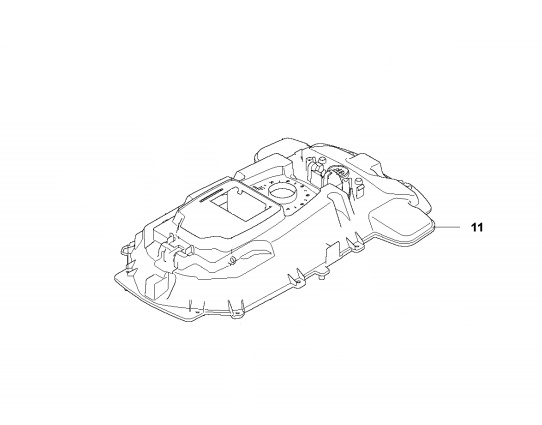 Chassis Upper in the group Spare Parts Robotic Lawn Mower / Spare parts Husqvarna Automower® 315 Mark II / Automower 315 Mark II - 2023 at GPLSHOP (5965294-01)