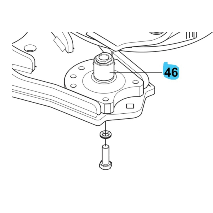 Shaft Pivot Lower   30 in the group  at GPLSHOP (5966630-01)