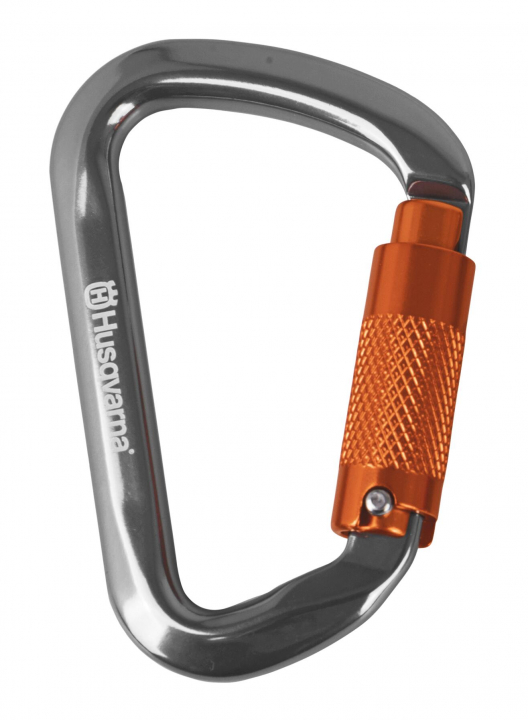 Husqvarna carabiner D-shaped in the group Husqvarna Forest and Garden Products / Husqvarna Clothing/Equipment / Arborist Accessories at GPLSHOP (5969362-12)