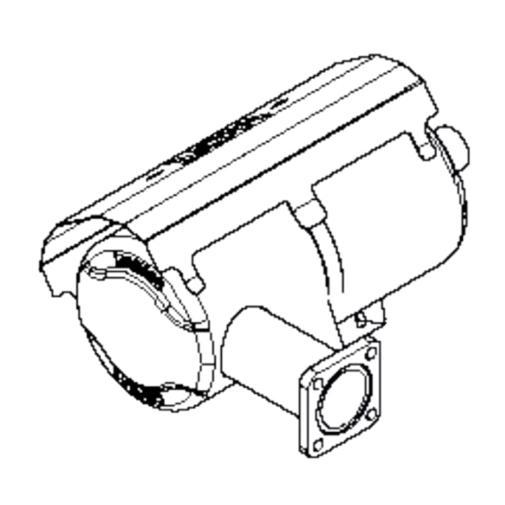 Muffler Muffler P520D in the group Spare Parts / Spare Parts Rider / Spare parts Husqvarna P520DX at GPLSHOP (5970328-01)