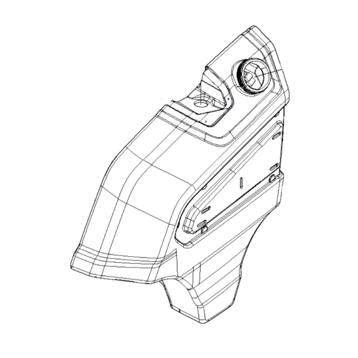 Fuel Tank P500 Hybrid / P525D in the group  at GPLSHOP (5970735-01)