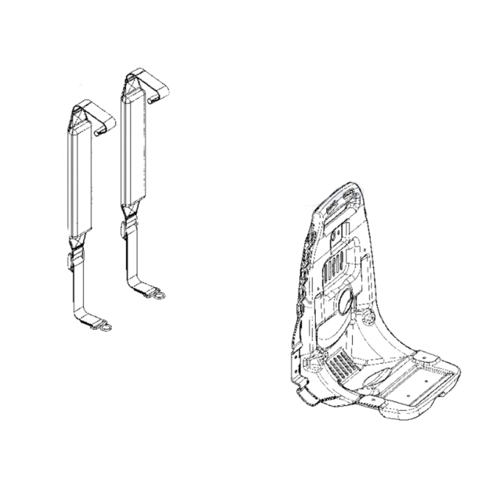 Harness, Frame Complete 5971378-01 in the group Spare Parts / Spare parts Övriga Reservdelar / Spare parts Jonsered Lövblåsare / Spare parts Jonsered BB2280 at GPLSHOP (5971378-01)