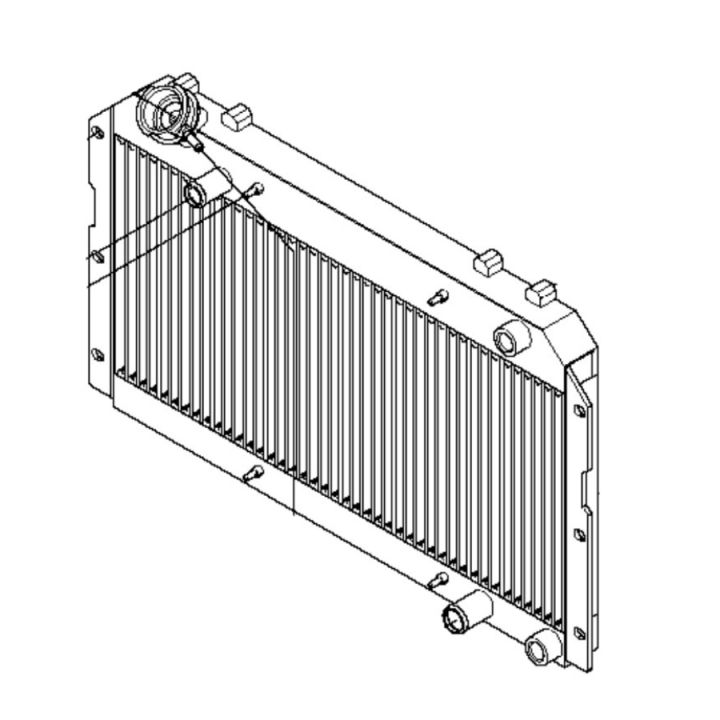 Water And Oil Cooler Complete in the group Spare Parts / Spare Parts Rider / Spare parts Husqvarna P525DX at GPLSHOP (5972964-01)
