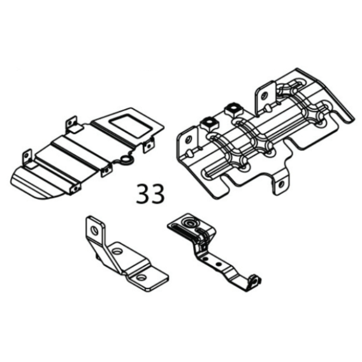 Bracket Bracket - Shroud Mount in the group  at GPLSHOP (5973590-01)