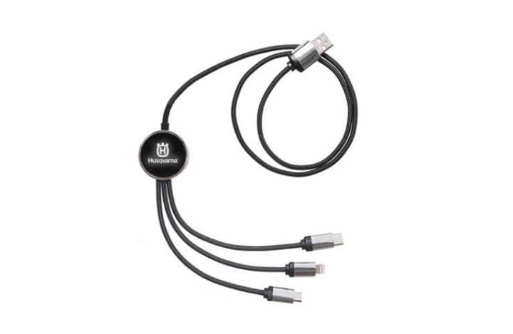 Charging cable, 3 in 1 in the group Husqvarna Forest and Garden Products / Husqvarna Clothing/Equipment / Workwear / Accessories at GPLSHOP (5974927-01)