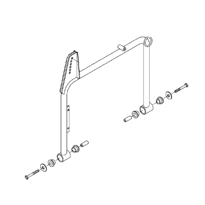 Handlebar Assy 5978162-01 in the group Spare Parts / Spare parts Övriga Reservdelar / Spare parts Övrigt / Spare parts Husqvarna CL400 at GPLSHOP (5978162-01)