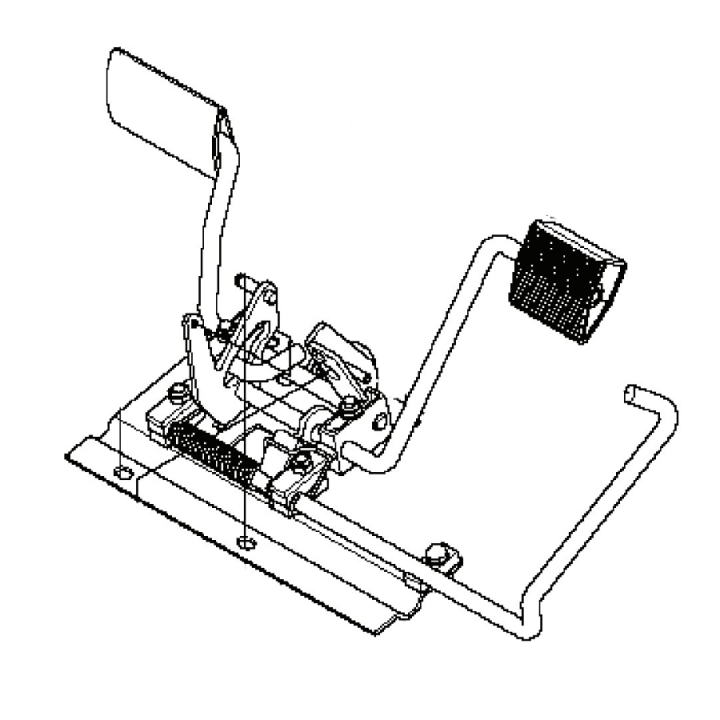 Pedal Plate Assy With Bearing in the group Spare Parts / Spare Parts Jonsered Ride-On Front Mowers / Spare parts Jonsered FR 2312 MA at GPLSHOP (5979354-01)