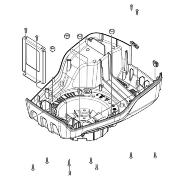 Cover Pro Powerhead Bottom 5979378-01 in the group at GPLSHOP (5979378-01)