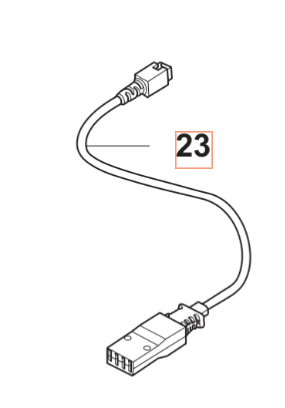 Wiring Assy Premium Battery Te 5980131-02 in the group Spare Parts Robotic Lawn Mower at GPLSHOP (5980131-02)