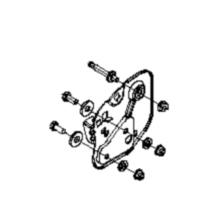 Handle Bracket Kit 5984536-01 in the group Spare Parts / Spare parts Husqvarna Walk-Behind Lawn Mower / Spare parts Husqvarna LC221A at GPLSHOP (5984536-01)