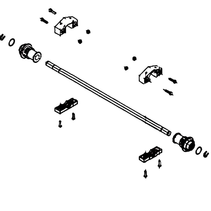 Axle Rear Axle Set 5985133-01 in the group at GPLSHOP (5985133-01)