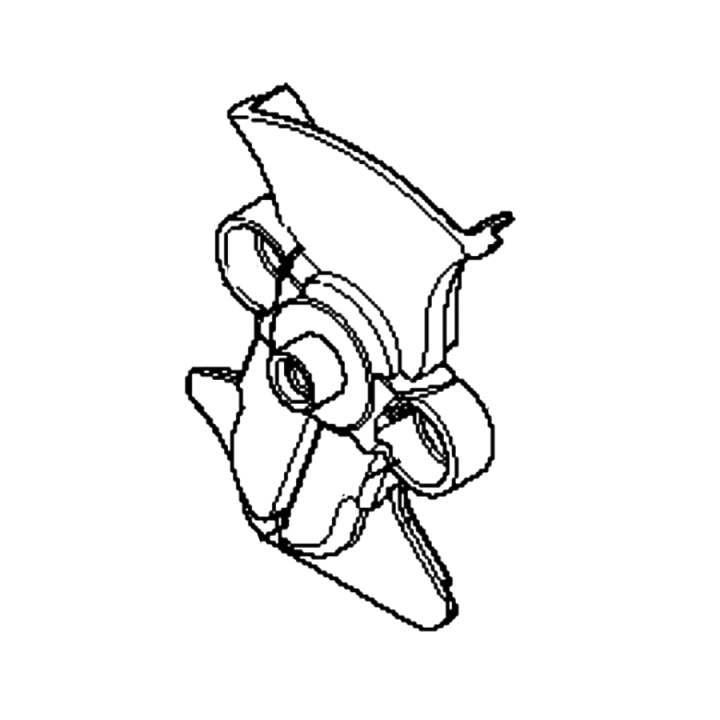 Plate back spit in the group Spare Parts / Spare parts Brushcutters / ➤500 Series at GPLSHOP (5985671-01)