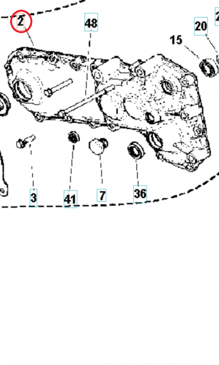 Engine Head Crankcase Right 5986763-01 in the group at GPLSHOP (5986763-01)