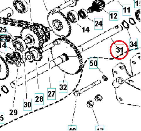 Final Shaft 5986768-01 in the group  at GPLSHOP (5986768-01)