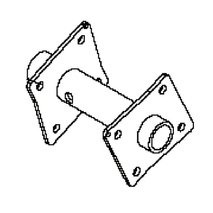 Tine Roto 400 Left Pin Hub B 5986788-01 in the group Spare Parts / Spare parts for Husqvarna Tillers / Spare parts Husqvarna TR348 at GPLSHOP (5986788-01)