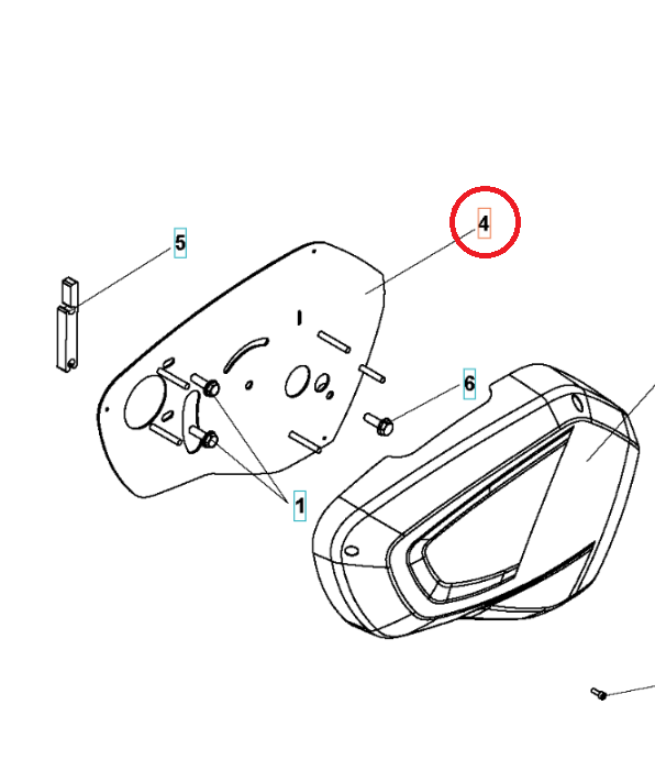 Steel Cover Plate 5986806-01 in the group  at GPLSHOP (5986806-01)
