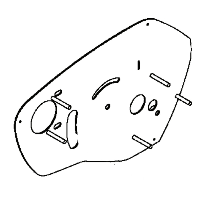 Steel Cover Plate 5986806-01 in the group Spare Parts / Spare parts for Husqvarna Tillers / Spare parts Husqvarna TR348 at GPLSHOP (5986806-01)