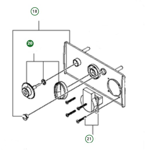 Switch knob kit S25 in the group  at GPLSHOP (5992815-02)