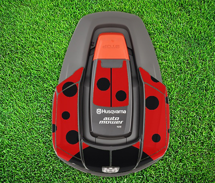 Foil set Ladybug for Automower 105 / 305 / 308 in the group Accessories Robotic Lawn Mower / Foil sets & Styling at GPLSHOP (5992924-01)