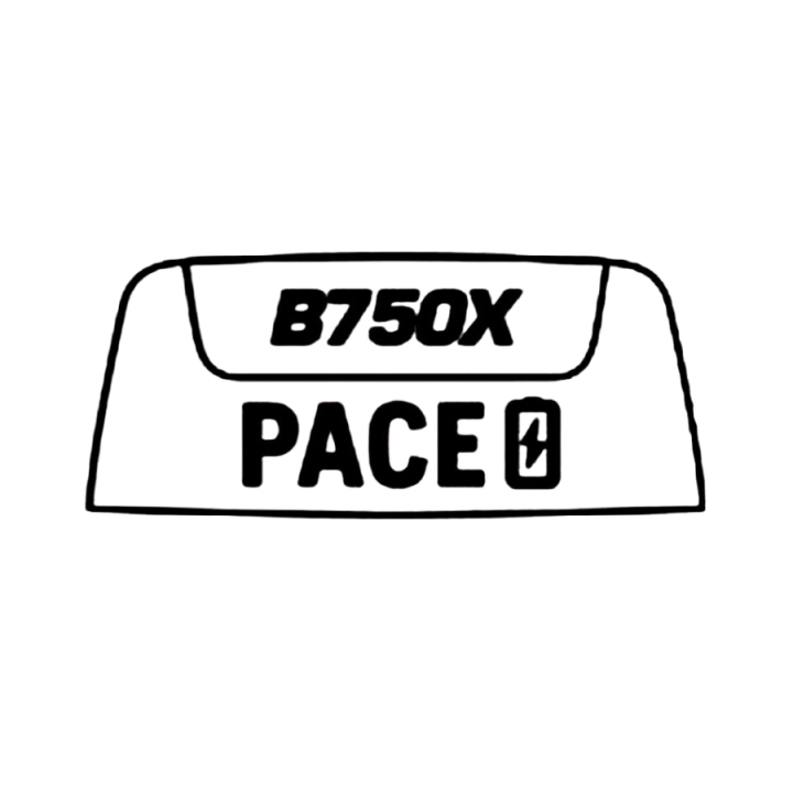 Logo PACE label B750X in the group at GPLSHOP (5997135-02)