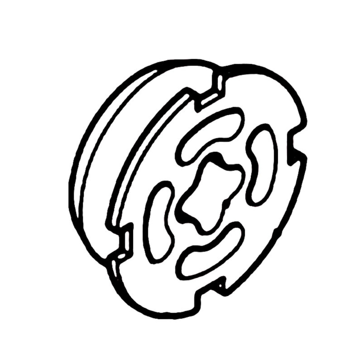 Antivibration Element Hedgetri in the group Spare Parts / Spare Parts Hedge Trimmers / Spare parts Husqvarna 522iHD75 at GPLSHOP (5997232-01)