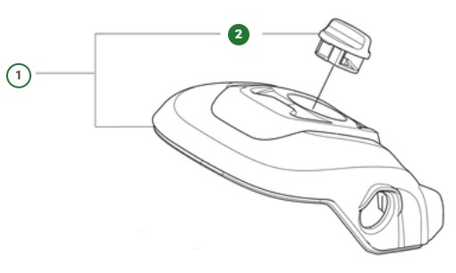 Knob Filter Cover Husqvarna in the group at GPLSHOP (5998156-01)