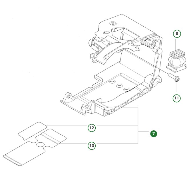 Cylinder Cover Assy 39Cc Husqv in the group  at GPLSHOP (5998157-01)