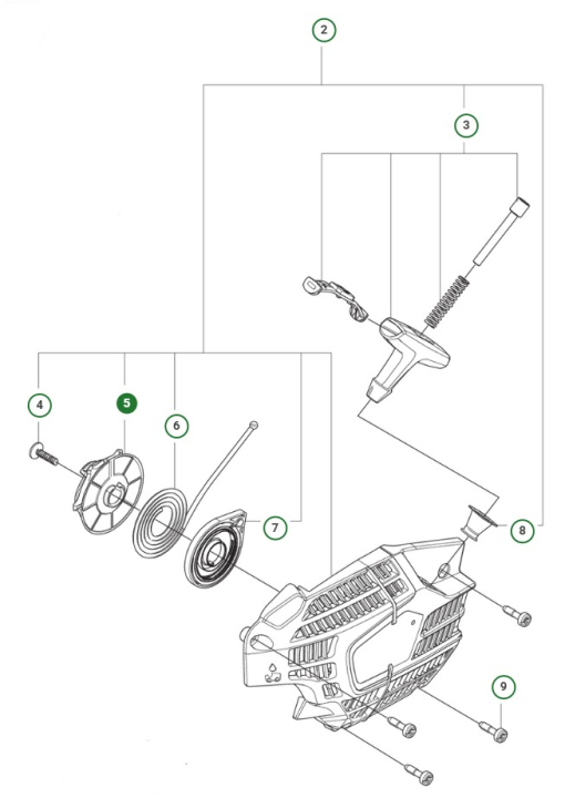 Starter Pulley 39Cc in the group  at GPLSHOP (5998187-01)