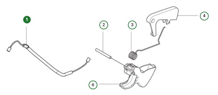 Throttle Cable Assy Rh,39Cc in the group  at GPLSHOP (5998206-01)