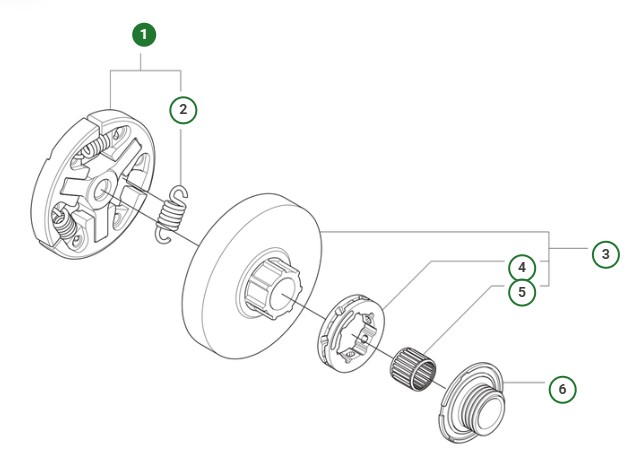 Clutch 564XPG in the group at GPLSHOP (5998575-02)